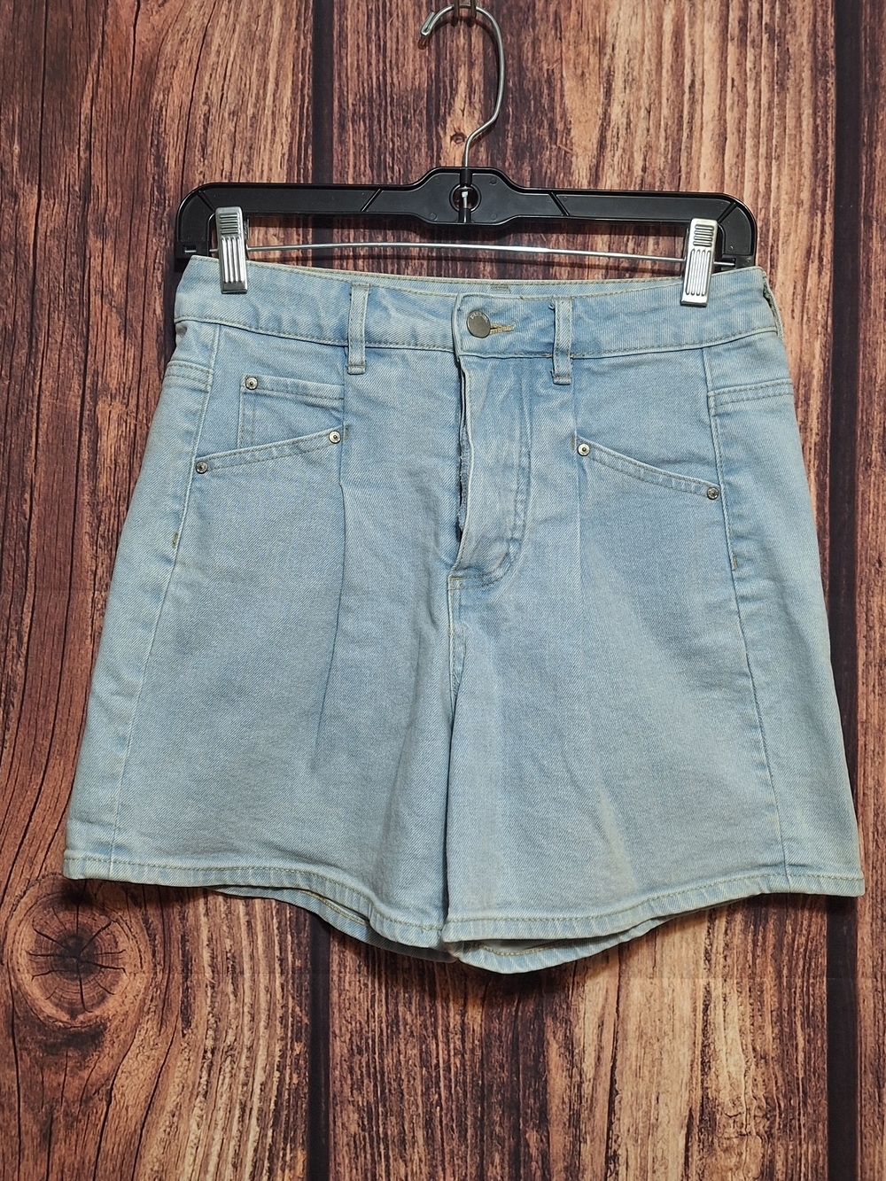 RSQ Light Blue High-Rise Denim Shorts Size 26 NWOT